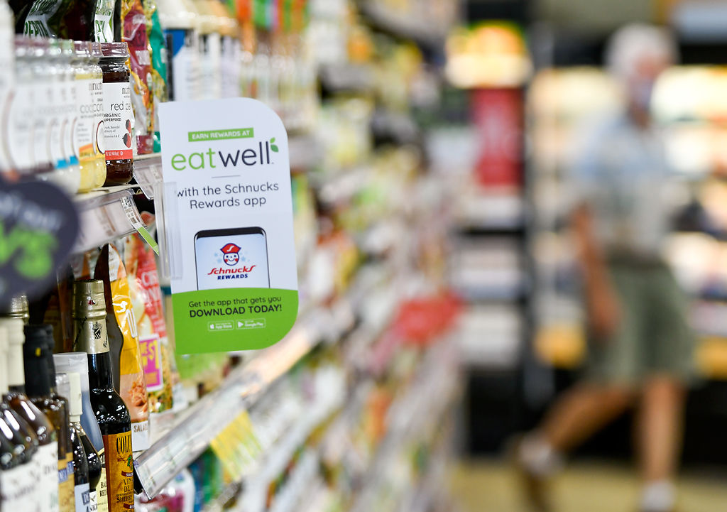 A tag promoting the EatWell app